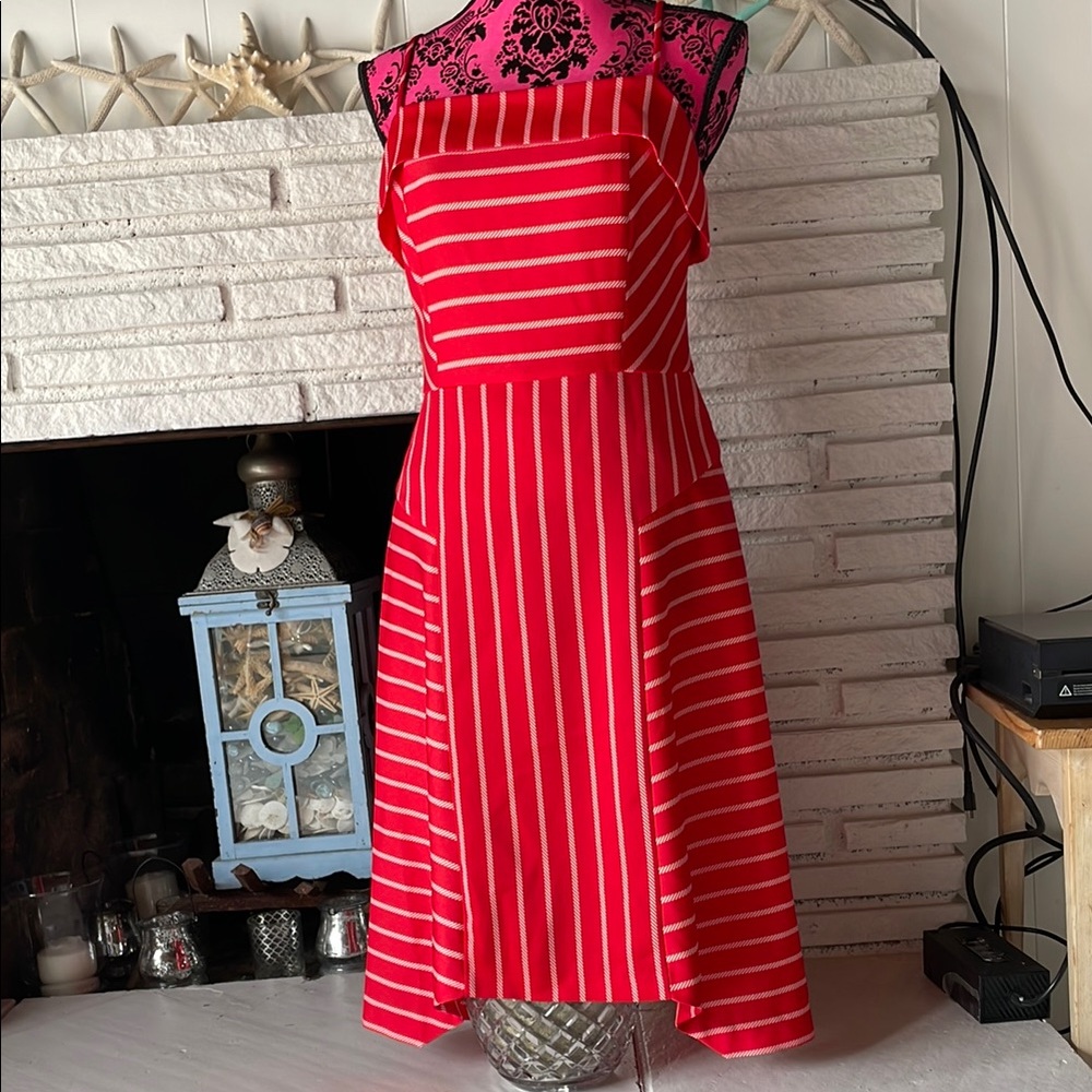 Banana Republic Red A-Line Sundress